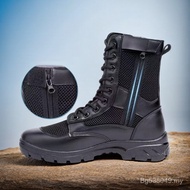 Four Seasons Overall Boots Tactical Anti-slip Breathable High-top Martin Boots Boots CQB Military Tr