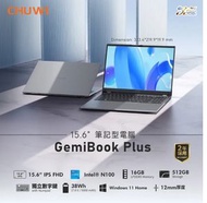 馳為 - CHUWI - GemiBook Plus 14" Intel Celeron N100 16GB + 512GB M.2 SSD Window 11 HOME 手提電腦 藍牙5.2