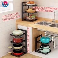 Adjustable Pot Rack Kitchen Sink Organiser Pot rack Pot Organiser Under Sink Rack  Storage Rack