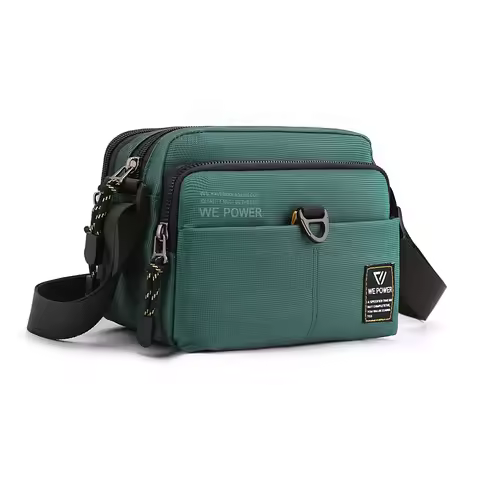 Fashion Design Men's Bag High Quality Oxford Man Messenger Bag Crossbody Hobos Bags 3 Layers Design 