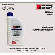 GEP LONG LIFE COOLANT BLUE 1LITER