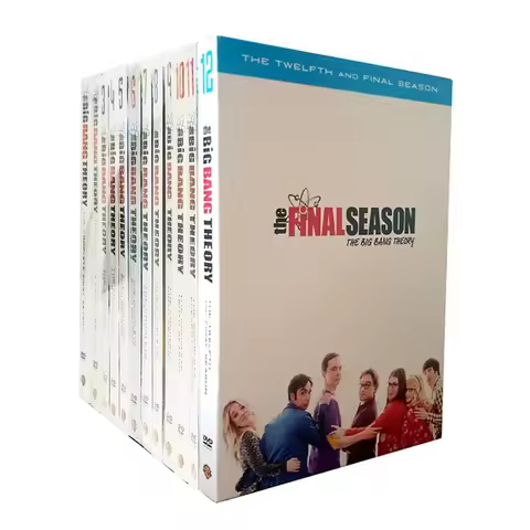 The Big Bang Theory Seasons 1-12 12 Boxes DVD Original English Version