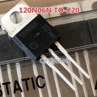 2pcs 120N06N IPP120N06NG TO-220 60V/75A N-channel MOSFET transistor new