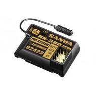 超技★SANWA RX-380 2.4G 接收機 適用M12S,M11X,MT-44,MT-4S,MT-S(92423)