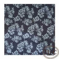 Houseofcuff Pocket Square Navy Blue Flower - Navy Blue