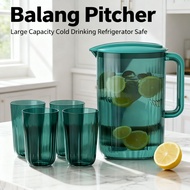 Refrigerator Serving Pitcher Cold Glass 2200ml Large Jug Jug Water Jug Water Pitcher