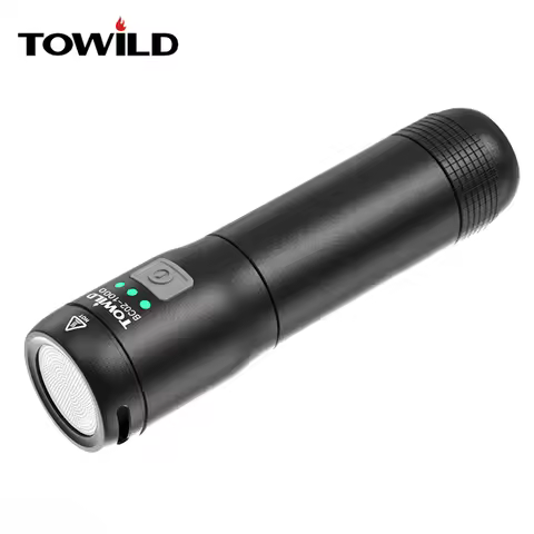 TOWILD BC02 1000LM Rechargeable Bike Cycling Led Light Replaceable 18650 Battery Flashlight Torch He