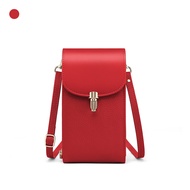Genuine leather phone bag crossbody bag shoulder bag with 8 card slots ID evidence slot zipper pocke