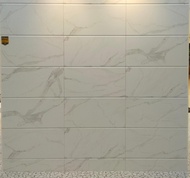Eleganza Granit Dinding Lantai Marmer Calacatta White 40 x 80