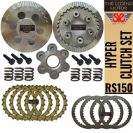 RS150 RS150R RS 150 HyperClutch 6Spring Hyper Clutch SYS Clutch Plate Clutch Besi SCK Clutch Racing 