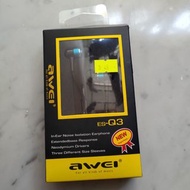 （包平郵）AWEI Earphone