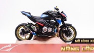 MÔ HÌNH XE ĐỘ KAWASAKI Z800 METAL BLUE 1:12 AUTONO1 D225B