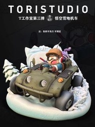 【🛎Pre-Order/GK雕像預訂🛎】T工作室［第三彈］小悟空 雪地機車《七龍珠 扉頁悟空》大蛋比例 漫畫色 GK雕像 TORI STUDIO GK RESIN FIGURE - SNOW CAR
