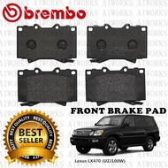 BREMBO Lexus LX470 UZJ100W Front Rear Disc Brake Pad