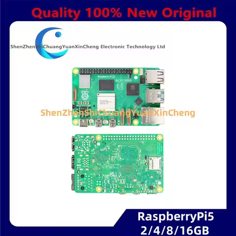 Raspberry Pi 5 Official Original Model Pi5 2GB / 4GB / 8GB / 16GB RAM Option