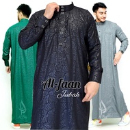 Gamis Pria Jubah Pria Jubbah Muslim al faan motif sultan Jubah daffah thobe model haramain al noor