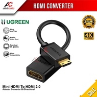 UGREEN Mini HDMI to HDMI Cable Adapter - 4K 60Hz Mini HDMI to Female HDMI Port/