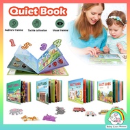 Ready Stock Kids Busy Book Quiet Book Activity Book Montessori Early Learning Busy Book for Toddler 