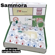 Cupping Therapy Alat Bekam Angin Bekam Hijamah Sammora Berkualitas Kop Angin sammora isi 12 /15 /26
