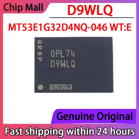1PCS New MT53E1G32D4NQ-046 WT:E D9WLQ 4GB 200FBGA LPDDR4 4266Mbps Chip in Stock