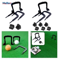 [Hellery] 3x Golf Putting Gates Golf Training Aid Metal Putt Gates Practice Supplies