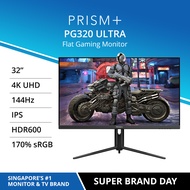 PRISM+ PG320 Ultra 32" IPS 144Hz 1ms 4K UHD HDR600 140% sRGB eSports Grade Adaptive-Sync Gaming Monitor [3840x2160]