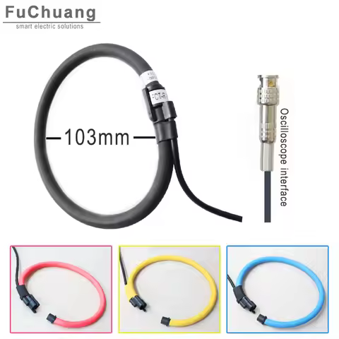 Flexible Current Probe FRC350 with BNC connector 1000A/80mV at 50Hz Rogowski Coil for Electric Netwo