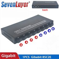 Fiber Optical switch 8 SC 2 1000M RJ45 Industrial Grade Gigabit Ethernet Switch media Converter