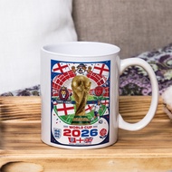 Fifa England 2026 World Cup Ball Mug Design