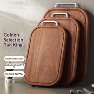 🎀Ebony Whole Wood Cutting Board, Household Anti-Mildew Antibacterial Cutting Board Solid Wood Cuttin