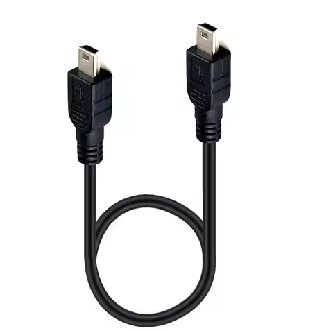 Mini 5-Pin USB Male to Male Data Cable, V3 Mini T-Shaped Port, Computer Synchronizer, Car MP3 Connec