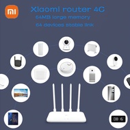 🔥Local stock🔥Millet router 4C white signal amplifier routing 300M wireless router wifi through the w