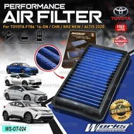 Works Engineering Air Filter Toyota FT 86 2.0L Subaru BRZ 2.0L C-HR CHR 1.8T 2.0NA 2016-2021 Altis 2