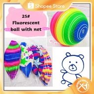 Net bag Inflatable ball 25cm/toys/beach ball/ball/for kids/playing ball/toy/soft ball