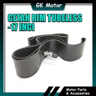 GETAH RIM TUBELESS 17 INCI GETAH TAYAR SIAP KEPALA TUIB RIM BELT REPAIR SIZE 17 INCH