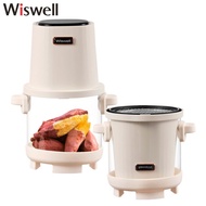 Wiswell Korea WTA8180 Glossy Air Fryer Airfryer 1.8L Compact Mini Maker 
