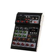 RISING AUDIO F4A Audio Mixer 4 Channel Mini Audio Mixer DJ controller Mini Family KTV karaoke mixer 