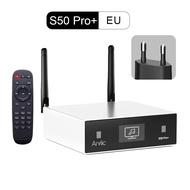 Arylic S50 Pro+ พรีแอมป์ WiFi & AptX HD พร้อม ESS Sabre DAC AKM ADC มัลติรูม Airplay Tidal วิทยุอินเ