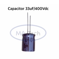 33uf 400v Capacitor 33uF400V 400v33uf Leg Spacing 7.5 Mm (Size 16.0x20.0 Mm)
