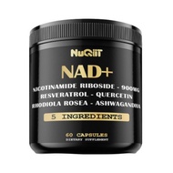 Cellular-level anti-aging 60 NAD+ capsules boost energy repair DNA and delay aging