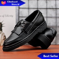 PUSAT SEPATU BANDUNG GREGORY - Sepatu Docmart Low Boots Formal Pantofel Kerja Casual Hitam Pria