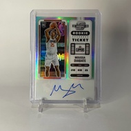 Moussa Diabate Contenders Optic Autograph RC (NBA Card)