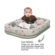 Baby Joy Baby Pool Mattress + Mosquito Net Jungle Joy Series