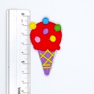 Cute Ice Cream Iron Patch