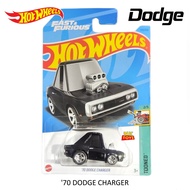 (Ready To Ship) Hot Wheels '70 DODGE CHARGER Diecast Model Genuine Copyright 1