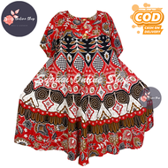 Promo Terbaru - Daster Payung Wanita Jumbo LD 130 3XL Motif Batik Bunga Lora / Baju Tidur Santai Wan