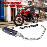 CBF125 150 Motorcycle Exhaust For HONDA CBF125 CBF150 Muffler Exhaust Full System Escape