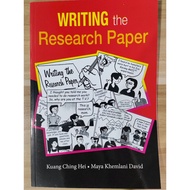 WRITING THE RESEARCH PAPER