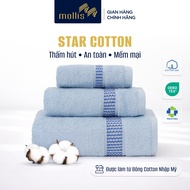 Mollis STAR COTTON COTTON towel imported from America, super absorbent, exclusive design, bath, sham