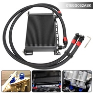 25 Row 248mm AN10 British Oil Cooler Kit w/ Brackets Fits For BMW E36 Euro E82 E9X 135/335 E46 M3 E9